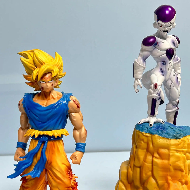 Battle Damage Son-Goku Super Saiyan vs Final Form Frieza